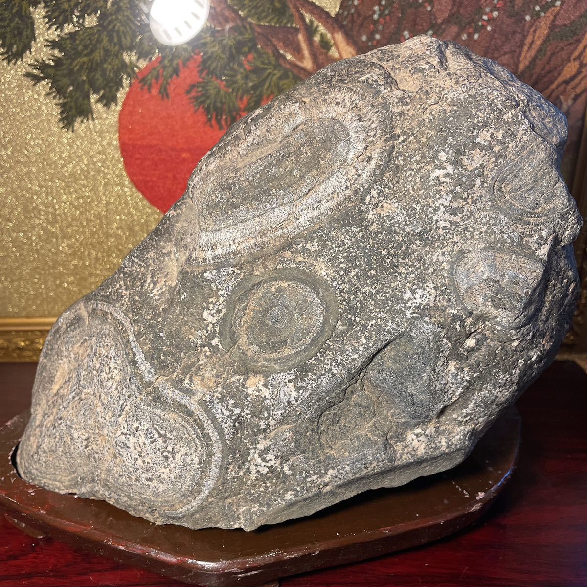 送料込・まとめ買い 骨董品☆貴重!ナポレオン原石鑑賞石(また時計石
