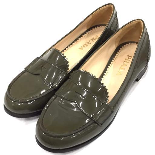 ヤフオク! -「prada レザーシューズ」の落札相場・落札価格