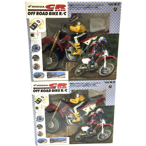 タイヨー ラジコン ホンダ CR250R 2001年モデル オフロードバイク 1番 2番 計2点 セット コレクション ホビー 玩具
