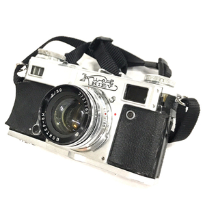 1円 KIEV 2/50mm レンジファインダー フィルムカメラ ボディ レンズ 光学機器