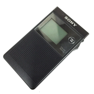 SONY SRF-R356 FM/AM PLLシンセサイザーラジオ ポケットラジオ 動作確認済 QC021-34