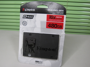 ☆★JUNK PC PARTS★☆ Kingston A400 NAND対応 M.2 SSD 480GB (使用時間0時間？) 2.5インチ ☆-中古/即決有♪ ジャンク