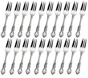 * Lucky wood Barcelona cake Fork 20ps.@18-8 stainless steel mirror finish made in Japan new goods 