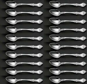 * Lucky wood Barcelona coffee spoon 20ps.@18-8 stainless steel mirror finish made in Japan new goods 