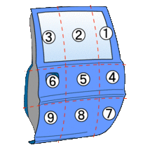 エブリィ HBD-DA17V 右RドアASSY PA 4WD 26U_画像7