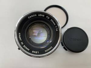 CANON LENS FD 50mm 1:1.4　キャノン 純正 単焦点レンズ　カビあり　ジャンク