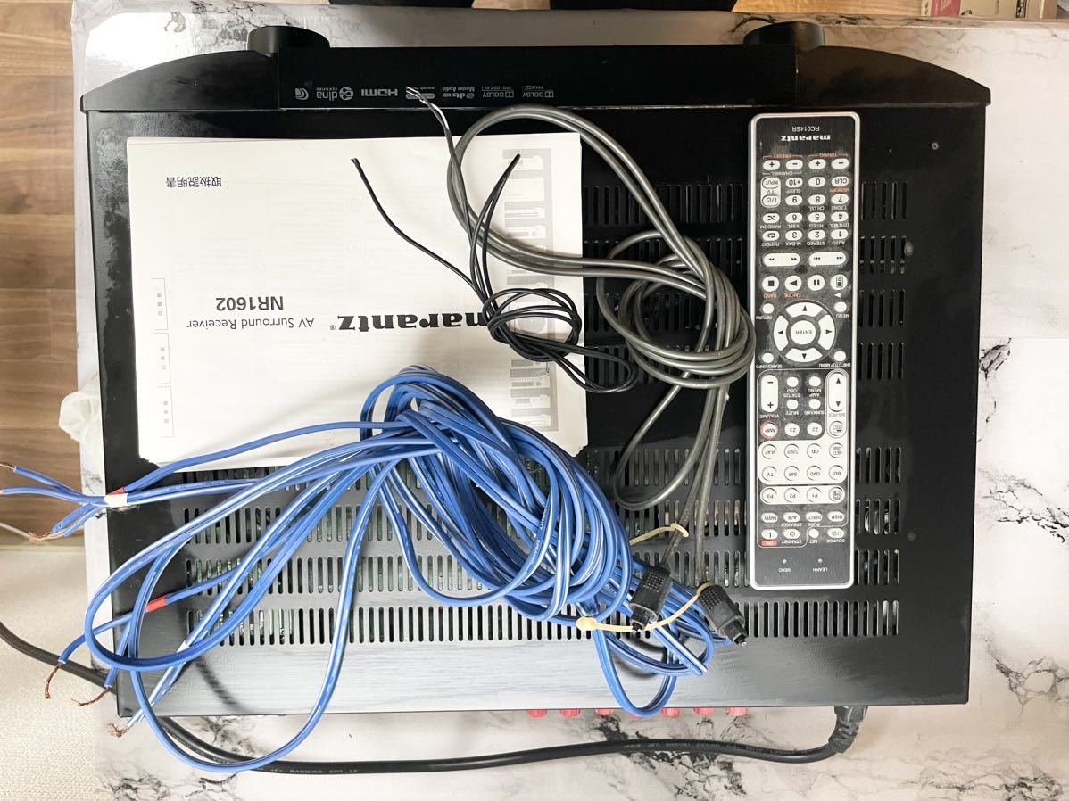 最安価格 marantz HDMIケーブル1.5m付 AVアンプ NR1602 アンプ - www