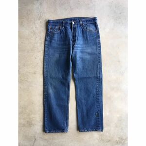 【Levis501】リーバイス501デニムパンツ/米国 USA製 W36 ヒゲ ハチノス インディゴ Rタブ ヴィンテージ 505 517 90s