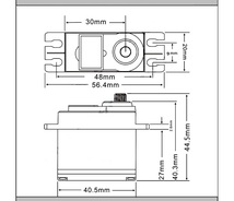 ★ JX PDI-4806HB ステアリング デジタルサーボ (2個セット) 6.21kg / 0.12sec / 46g 1/10 RCカーなどに 最新ロット_画像5