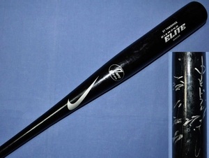  Chunichi Dragons 27.. origin confidence 2010 victory year with autograph actual use bat .. dragon V3. year 