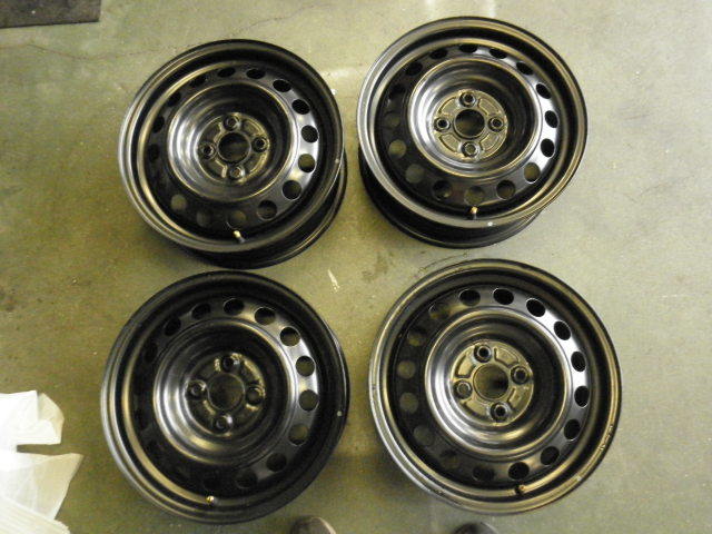  с новой машины товары долгосрочного хранения 2014/6 регистрация Toyota Vitz оригинальный металлический steel normal steel 5.5J 15 дюймовый 4H 100 +45 использование не по назначению 4 шт. комплект 