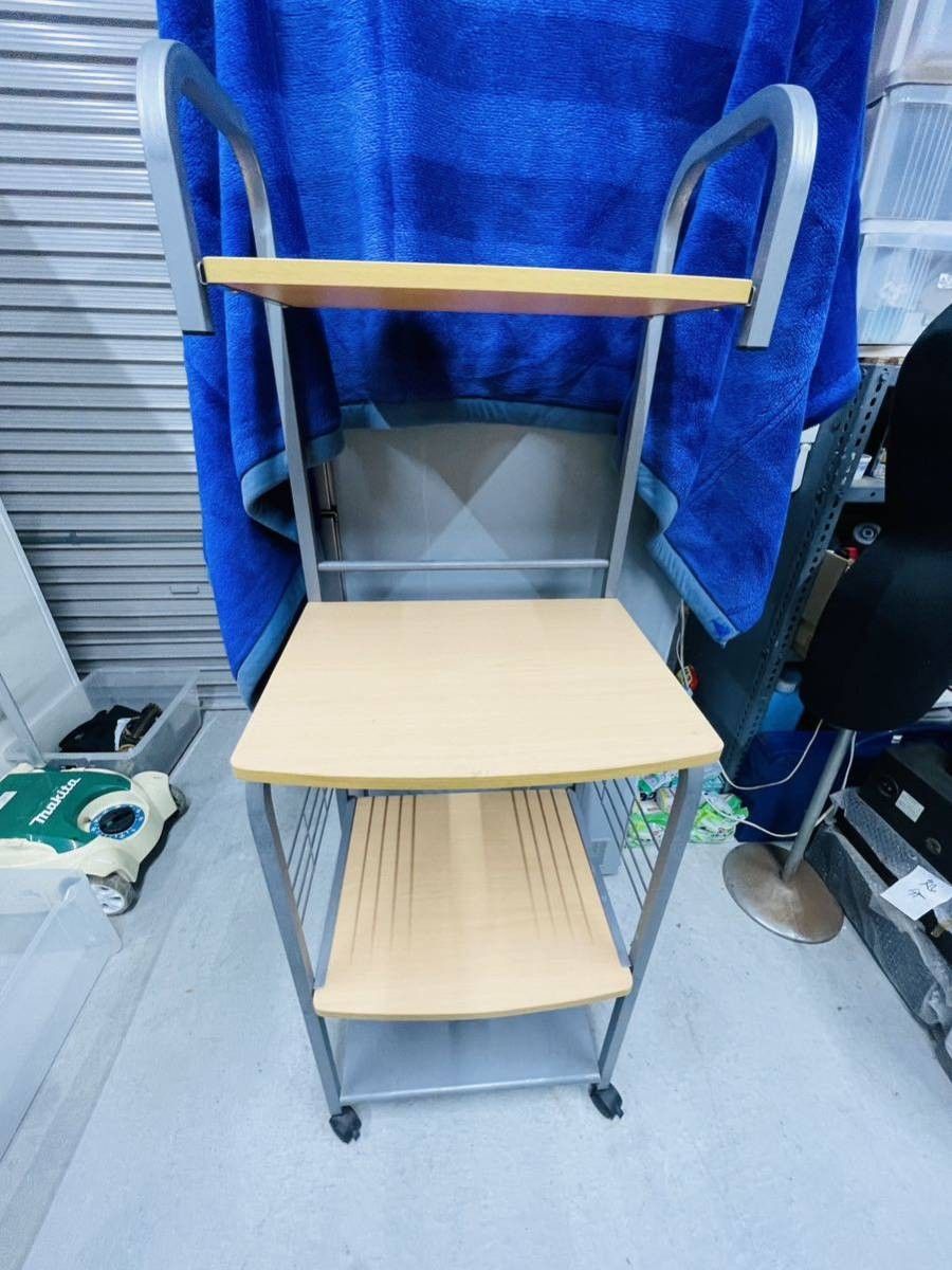 半額SALE☆ カウンター キッチン 国産 レンジ台 収納 ナチュラル 新品