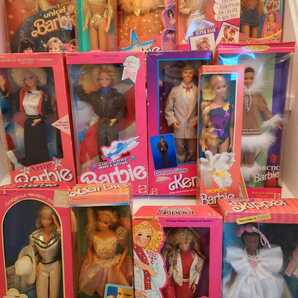 【バービードール 1980〜90年代ピンクボックスのみ14個 まとめて】Barbie、Skipper、KEN  の画像1