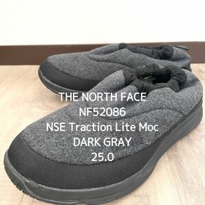 【THE NORTH FACE】ザノースフェイス ヌプシトラクションライトモック 冬靴 キャンプ アウトドア 灰色 25.0