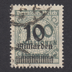 [ Germany ]1923 year Mi#337 AP * judgment settled * Classic stamp (F64wFz7mKJ)