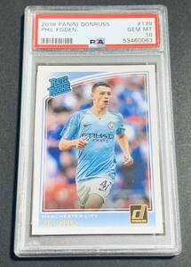 PSA 10 2018 Panini Donruss Rated Rookie Phil Foden No.179 RC Manchester City フォーデン　ルーキー　マンチェスターシティ