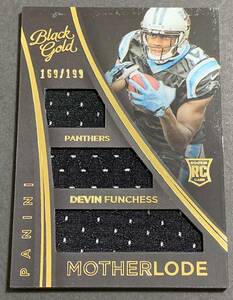 2015 Panini Black Gold Football Devin Funchess Jersey /199 No.ML-DF RC Rookie Panthers NFL ルーキー　ジャージ　199枚限定　カード