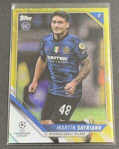 2021-22 Topps UEFA Champions League Japan Edition Martin Satriano /150 164 RC Rookie サトリアーノ　ルーキー　インテル　150枚限定