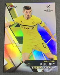 2018-19 Topps Finest UEFA Champions League Christian Pulisic Refractor 90 Dortmund プリシッチ　リフラクター　ドルトムント