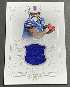 2014 Panini National Treasures Football Sammy Watkins Jersey /99 No.M-SW RC Rookie Buffalo Bills NFL ルーキー　ジャージ　49枚限定