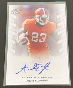 2013 Leaf Draft Andre Ellington Auto BA-AE1 NFL サイン　カード