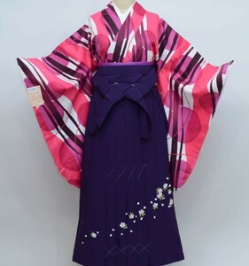  кимоно hakama комплект Junior для . исправление 144cm~150cm старый столица маленький блок церемония окончания . пожалуйста новый товар ( АО ) дешево рисовое поле магазин NO25466-03