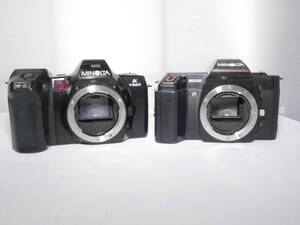 MINOLTA α-5000 + α-7700i film camera set 