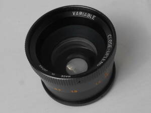 VARIABLE CLOSE-UPLENS close-up lens 