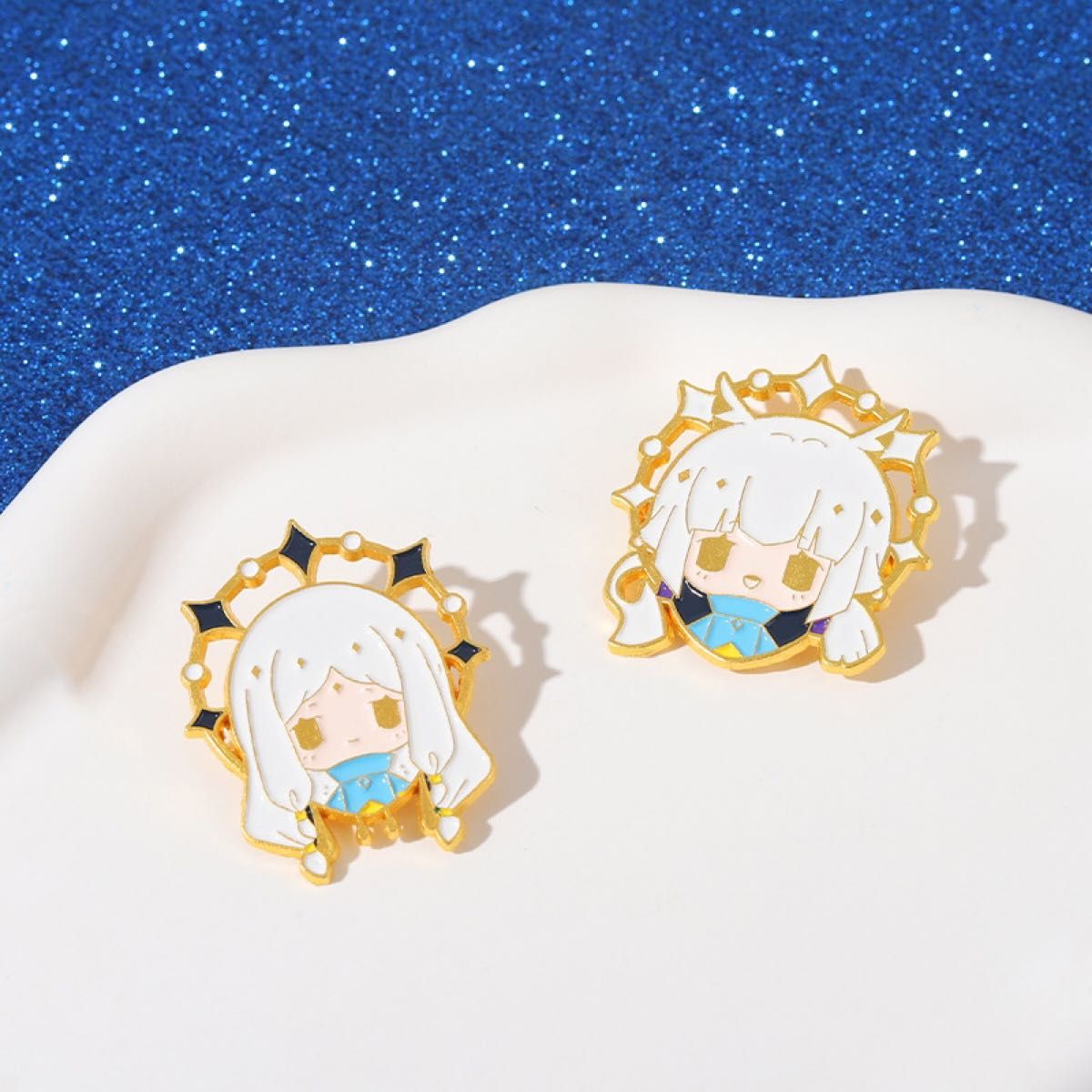 Sky星を紡ぐ子供たち ピンバッジ アースデイケープ ゆらゆらマンタ TGC