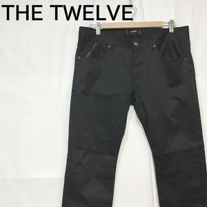 [ популярный ]THE TWELVE/ The tu L vu брюки из твила черный размер 48/S5234