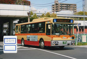 [ автобус фотография ][2164] Kanagawa центр транспорт день te+ запад ..78 2008 год 3 месяц примерно фотосъемка KG размер, автобус любителям, ребенок .