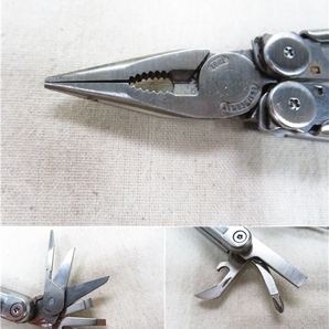 1J136EZ◎LEATHERMAN レザーマン マルチツール WAVE ケース付 アウトドア◎中古品の画像3