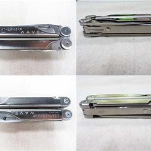 1J136EZ◎LEATHERMAN レザーマン マルチツール WAVE ケース付 アウトドア◎中古品の画像4