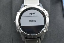 GARMIN fenix 6 Sapphire Ti Gray Titanium band 010-02158-83 ガーミン_画像4