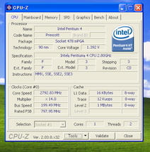 CPU-Zのキャプチャーです