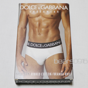  new goods unused goods DOLCE&GABBANA Dolce & Gabbana cotton Brief pants MADE IN ITALY white M