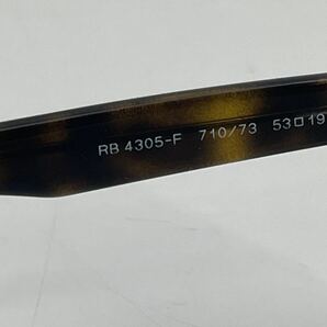 RayBan レイバン サングラス RB4305f 710/73  べっ甲/ブラウン 53□19-150の画像7