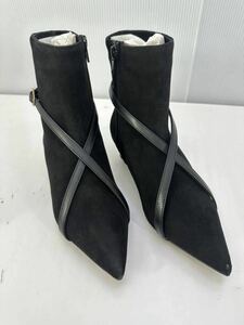  Italy made LautreChose low tore show z suede short boots 39/24.5cm black regular price :7 ten thousand jpy exhibition goods (#2213