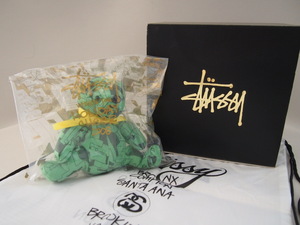 ステューシー★テディベア★STUSSY★ HOLIDAY CHEER 2008★非売品★未開封★巾着袋付属★ノベルティ・グッズ★コレクション