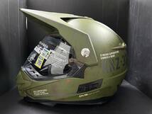 WINS ウインズ X-ROAD COMBAT エックスロード コンバット ヘルメット M D13マットアーミー グリーン/ブラック 定価29480円 (A50107-3)_画像6