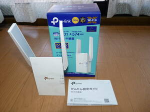 Wi-Fi6中継器　TP-Link　RE605X　中古品