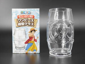 ♪♪ONE PIECE/ワンピース 樽型 グラス セブンイレブン限定 非売品 未使用 日本製 【MADE IN JAPAN】 【limited edition】 365ml♪♪