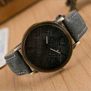 新品　腕時計　カジュアル　ブラック　黒色　8