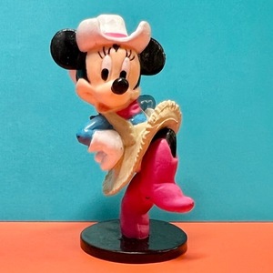 Минни Маус ПВХ фигура Western утверждает аплодисменты Dissey Minnie Mouse Toy Disney American American American Toys Toys Toys