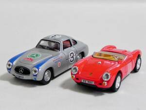  Hongwell 1/43 Porsche 550 & Mercedes Benz 300SL 2 шт. комплект 