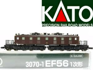 即決は送料無料 新品同様品KATO 3070-1 EF56 1次形 国鉄 東北本線 旅客用直流電気機関車 デッキ 鉄道模型 Nゲージ 動力車 カトー N-GAUGE