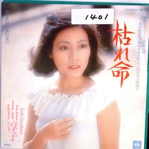 【検聴合格】197？年・稀少盤！山川淳子「枯れ命/さよならあなた」【EP】