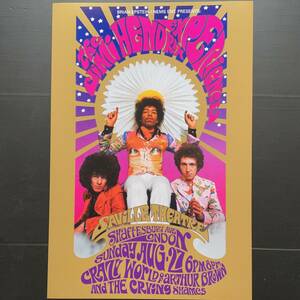  poster *jimi* hand liks1967 year London concert *Jimi Hendrix Experience/jimihen