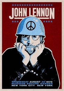 ポスター★ジョン・レノン（John Lennon）1972 NY マディソン・スクエア・ガーデン Live In New York City/ONE TO ONE CONCERT
