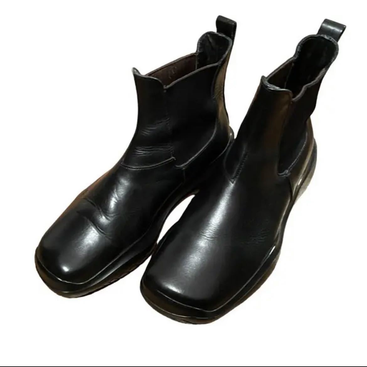 定番から日本未入荷 新品 正規 19AW PRADA プラダ サイドゴア ブーツ